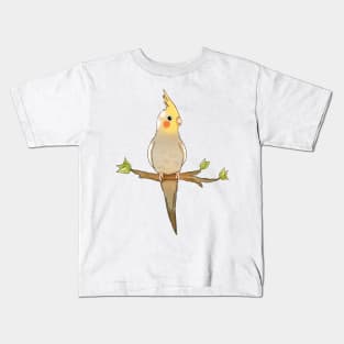 Cute Cockatiel Kids T-Shirt